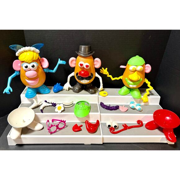 Mr Potato Head Set 16; fairy love eyes & more 3 heads & 47 accessories - Picture 1 of 4